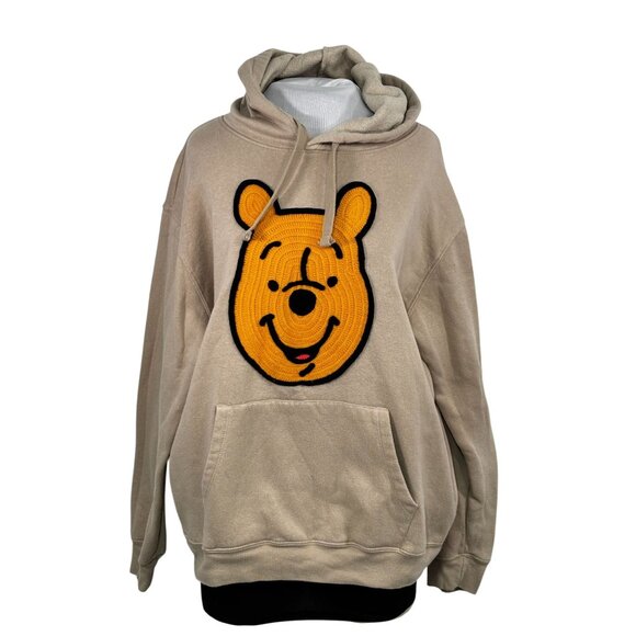 Disney Winnie The Pooh Sand Hoodie XL 60% Cotton/40% Polyester Unisex Pullover - Picture 1 of 5